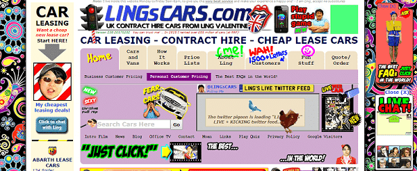LingsCars com - один из самых заспамленных рекламой сайтов в мире