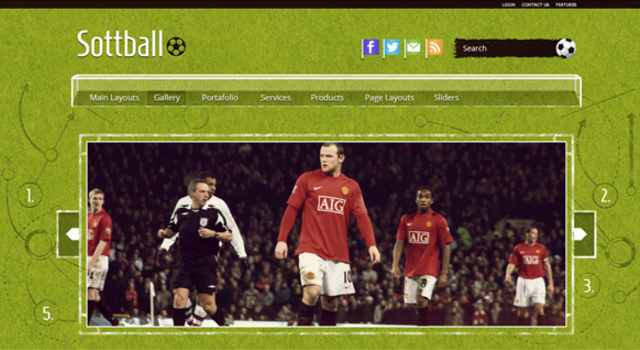 Классная тема WordPress для блога о футболе