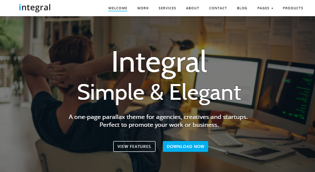 Integral: элегантная тема WordPress для агентств