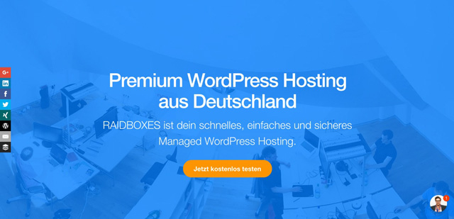 Raidboxes - премиум хостинг WordPress в Германии