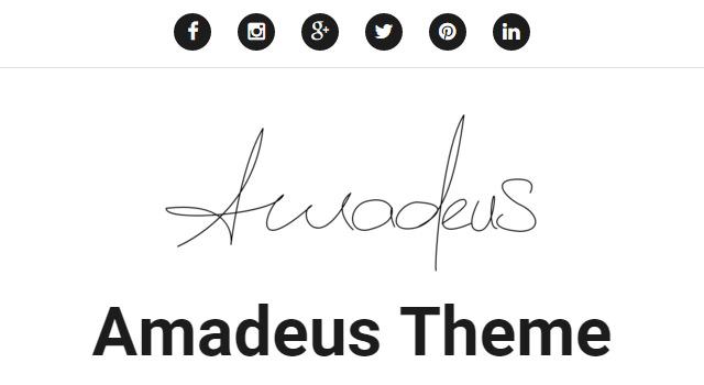 Amadeus: Тема WordPress, связанная с музыкой