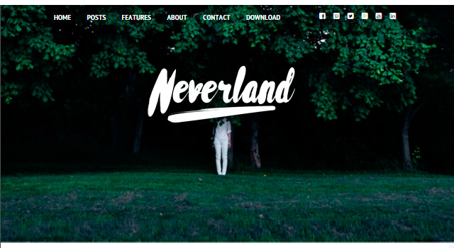 Neverland: тема WordPress для личного блога