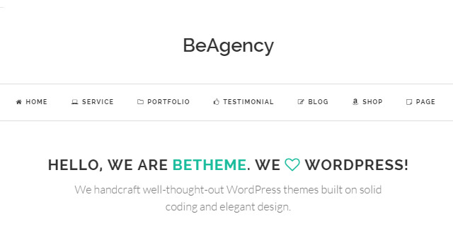 BeAgency: тема WordPress для портфолио фрилансера