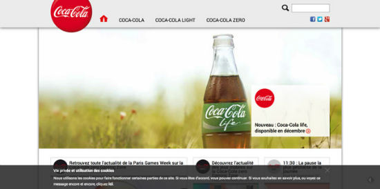 Coca-Cola France устанавливается на WordPress.