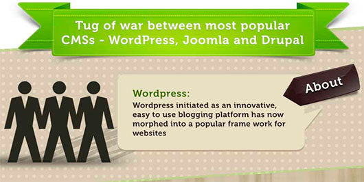 Перетягивание каната между: WordPress, Joomla и Drupal