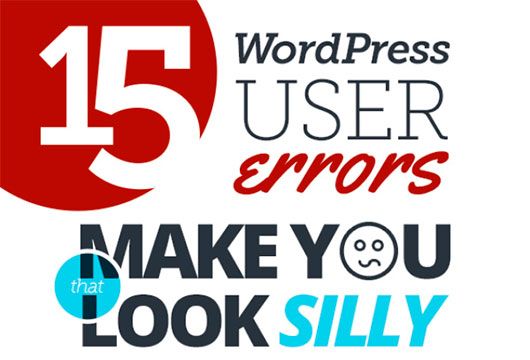 15 ошибок пользователей WordPress