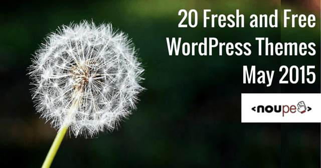20 свежих и бесплатных тем WordPress: май 2015 г.